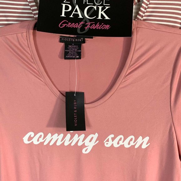 NWT - Violet and Ruby Maternity Tops (Size: L) - Picture 3 of 4